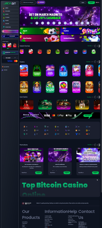 Jackbit mobile casino screenshot
